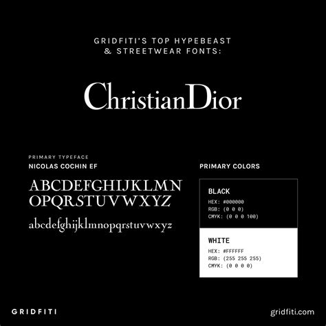 christian Dior font download